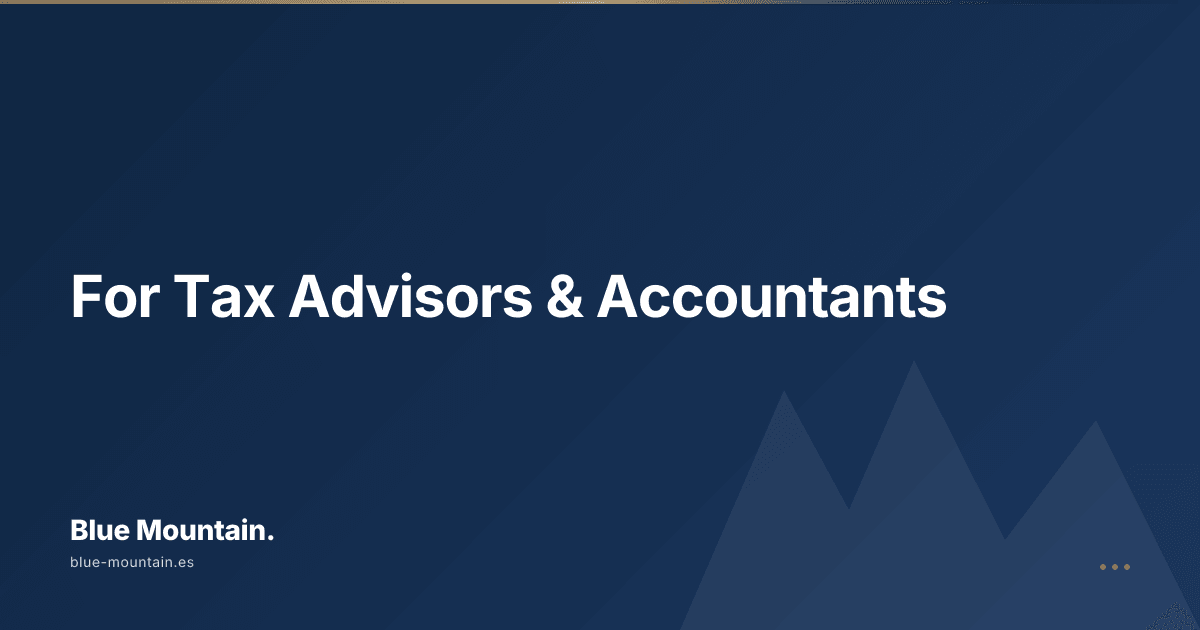 For Tax Advisors & Accountants | Advisor Network | Blue Mountain