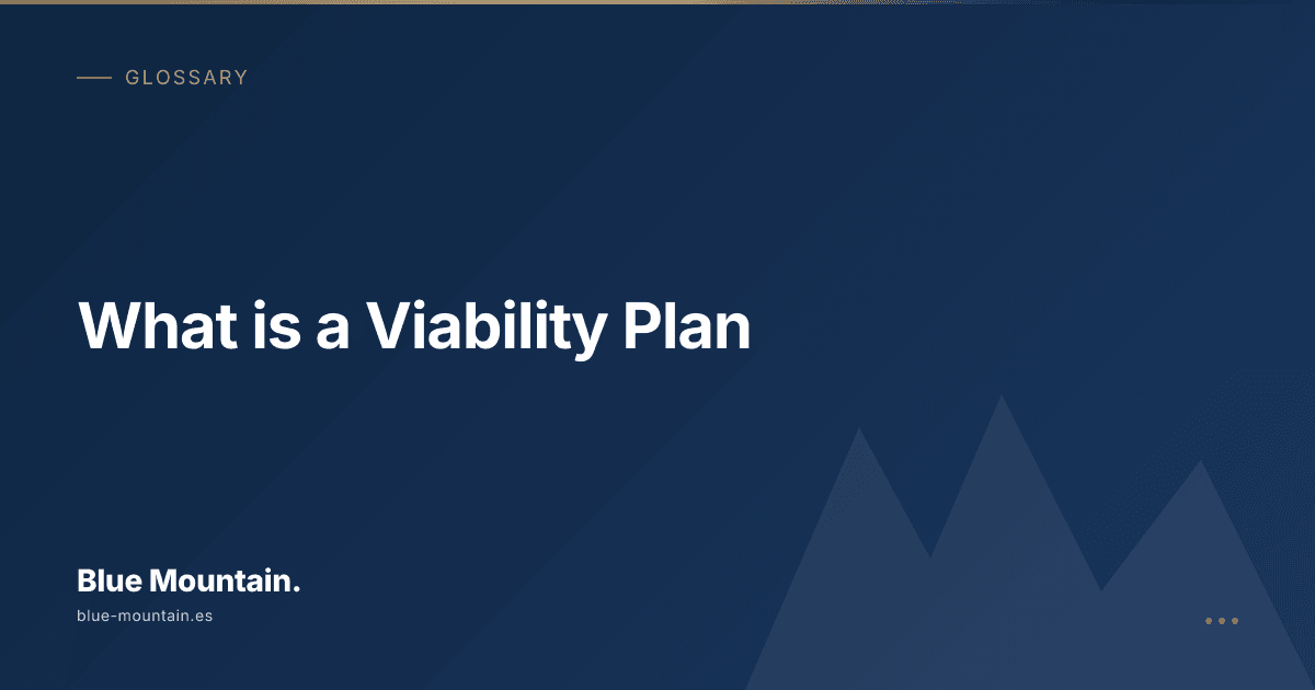 What is a Viability Plan | M&A Glossary — Blue Mountain